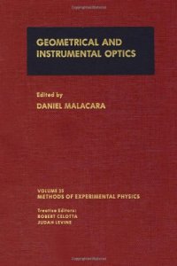 cover of the book Geometrical and Instrumental Optics