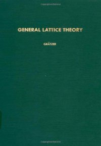 cover of the book General lattice theory