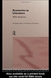 cover of the book Economics as Literature