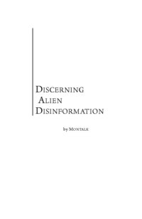 cover of the book Discerning Alien Disinformation