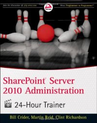 cover of the book SharePoint Server 2010 Administration 24 Hour Trainer