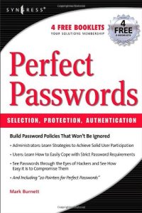 cover of the book Perfect Password: Selection, Protection, Authentication