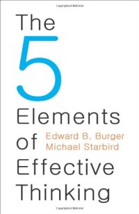 cover of the book The 5 Elements of Effective Thinking