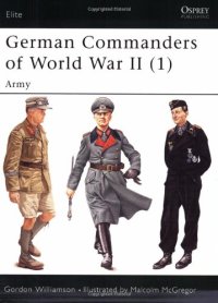 cover of the book German Commanders of World War II