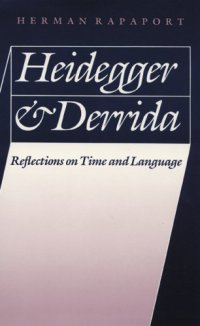 cover of the book Heidegger and Derrida: Reflections on Time and Language