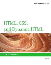 cover of the book New Perspectives on HTML, CSS, and Dynamic HTML