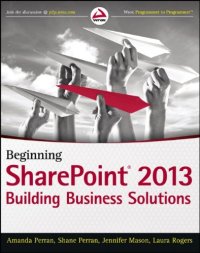 cover of the book Beginning SharePoint 2013: Building Business Solutions