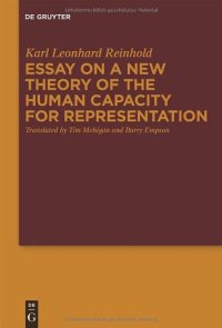 cover of the book Essay on a New Theory of the Human Capacity for Representation