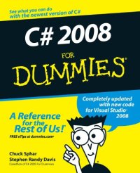 cover of the book C# 2008 For Dummies