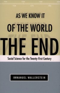 cover of the book The End of the World As We Know It: Social Science for the Twenty-First Century