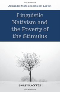 cover of the book Linguistic Nativism and the Poverty of the Stimulus