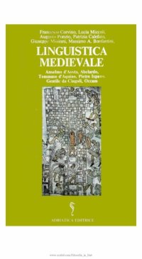 cover of the book Linguistica medievale