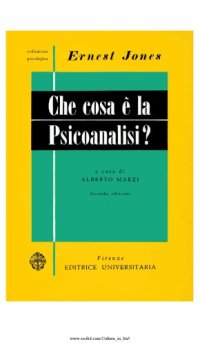 cover of the book Che cos'è la psicoanalisi?