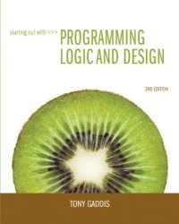 cover of the book Starting Out with Programming Logic and Design