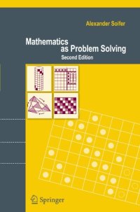 cover of the book Mathematics as problem solving