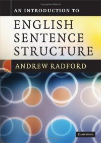 cover of the book An introduction to English sentence structure