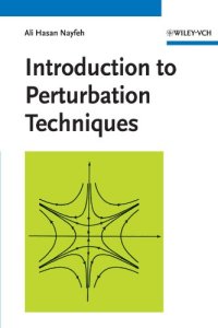 cover of the book Introduction to perturbation techniques