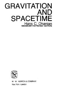 cover of the book Gravitation and spacetime