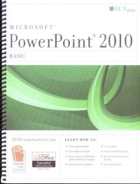 cover of the book PowerPoint 2010: Basic + Certblaster, Student Manual