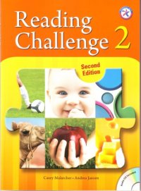 cover of the book Reading Challenge 2, Second Edition Book with Audio CD