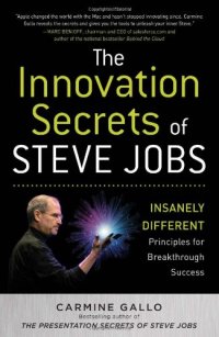 cover of the book The Innovation Secrets of Steve Jobs: Insanely Different Principles for Breakthrough Success