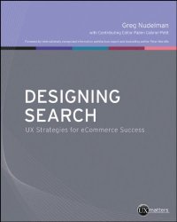 cover of the book Designing Search: UX Strategies for eCommerce Success