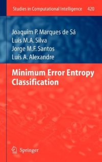 cover of the book Minimum error entropy classification