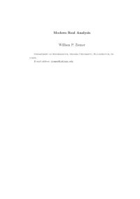 cover of the book Modern real analysis