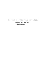 cover of the book Linear functional analysis