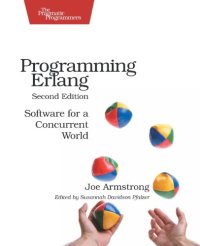 cover of the book Programming Erlang: software for a concurrent world