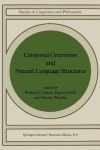 cover of the book Categorial grammars and natural language structures