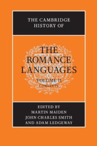 cover of the book The Cambridge History of the Romance Languages: Volume 2, Contexts