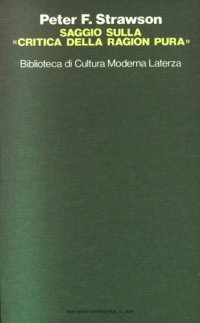 cover of the book Saggio sulla «Critica della ragion pura»