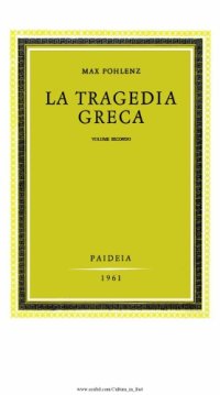 cover of the book La tragedia greca