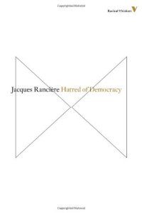 cover of the book Hatred Of Democracy