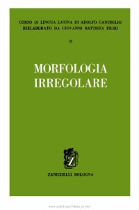 cover of the book Corso di lingua latina 2: morfologia irregolare