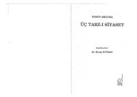 cover of the book Üç Tarz-ı Siyaset