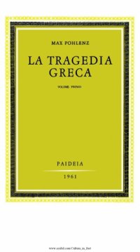 cover of the book La tragedia greca