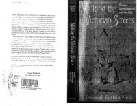 cover of the book Walking the Victorian Streets: Women, Representation, and the City