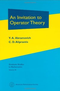 cover of the book An Invitation to Operator Theory