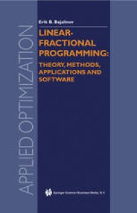 cover of the book Linear-Fractional Programming Theory, Methods, Applications and Software