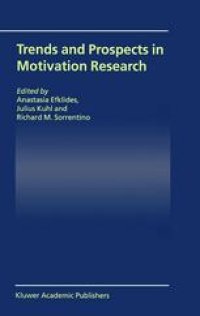 cover of the book Trends and Prospects in Motivation Research