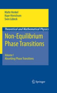 cover of the book Non-Equilibrium Phase Transitions: Volume I: Absorbing Phase Transitions