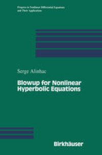 cover of the book Blowup for Nonlinear Hyperbolic Equations