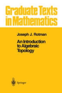 cover of the book An Introduction to Algebraic Topology