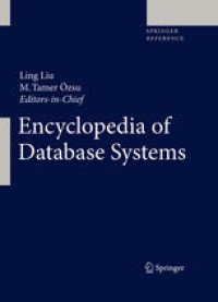 cover of the book Encyclopedia of Database Systems