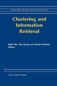 cover of the book Clustering and Information Retrieval