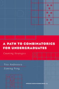 cover of the book A Path to Combinatorics for Undergraduates: Counting Strategies