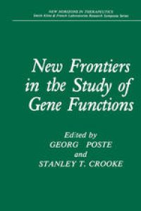 cover of the book New Frontiers in the Study of Gene Functions