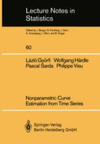 cover of the book Nonparametric Curve Estimation from Time Series